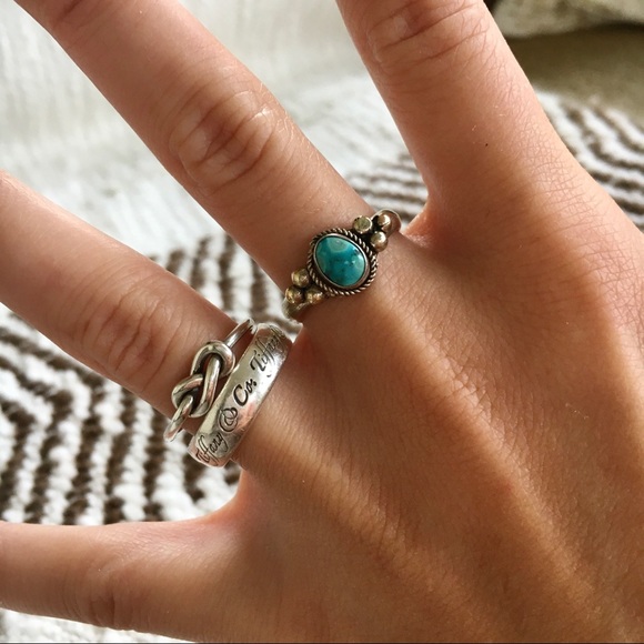 Turqoise silver ring - Picture 3 of 3